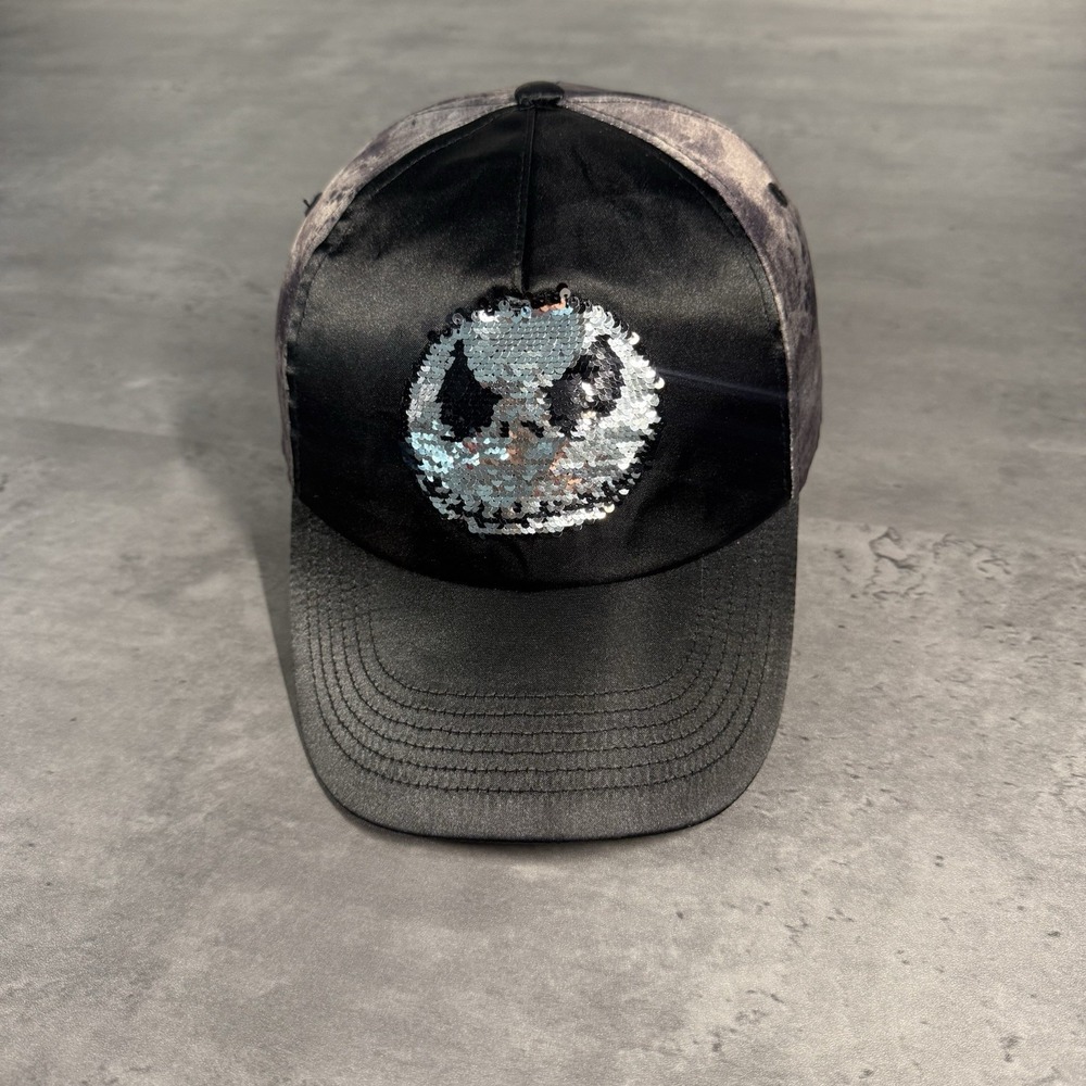 Disney Parks Jack Skellington Hat Black Silver Sequin Nightmare Before Christmas
